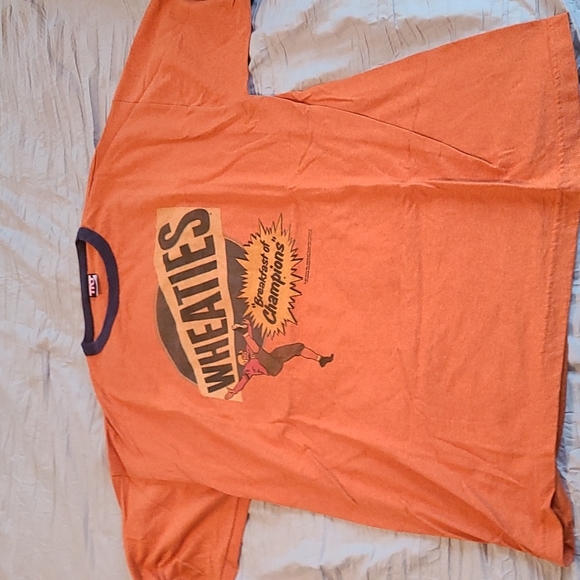 Ringer Style Wheaties T-Shirt - Size XL - Picture 1 of 3